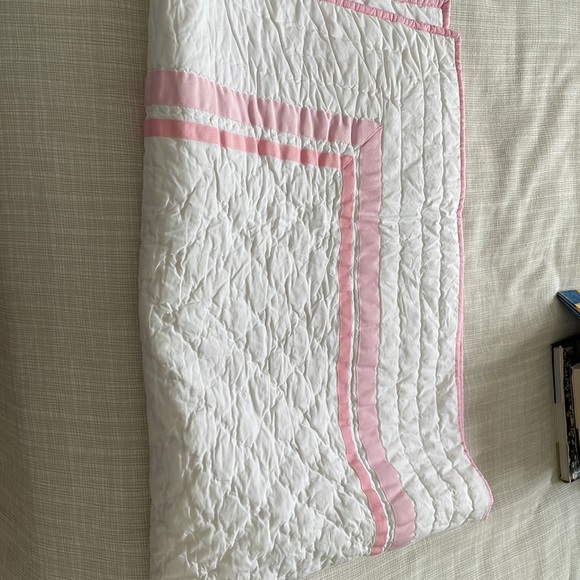 Pottery Barn Kids Bedding Pottery Barn Harper Light Pink Crib Skirt